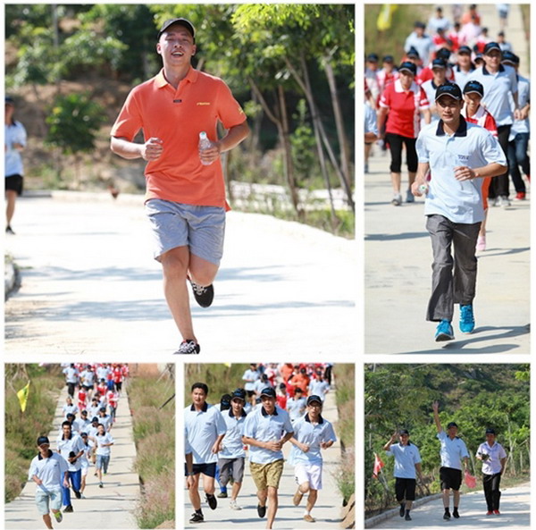 猛狮科技组队参赛2015汕头马拉松