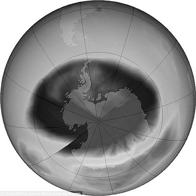 NASA证实南极臭氧空洞正在愈合