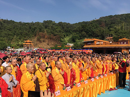 灵山寺公益慈善会成立系列活动暨“国泰民安吉祥人生”祈福法会偕释耀瑜大和尚荣膺方丈升座庆典隆重举行