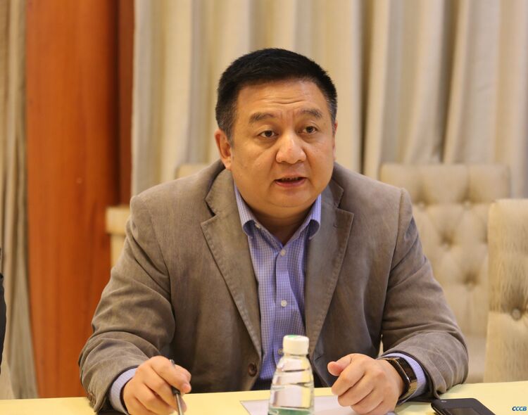 汕头市人民政府驻北京办事处党组书记,主任彭纯强等一行到北京潮商会